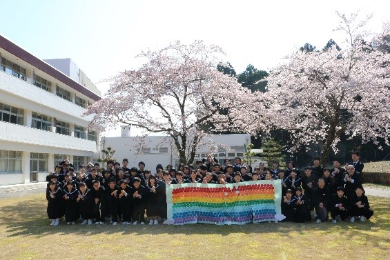 上中中学校 福井県若桜町PR活動
